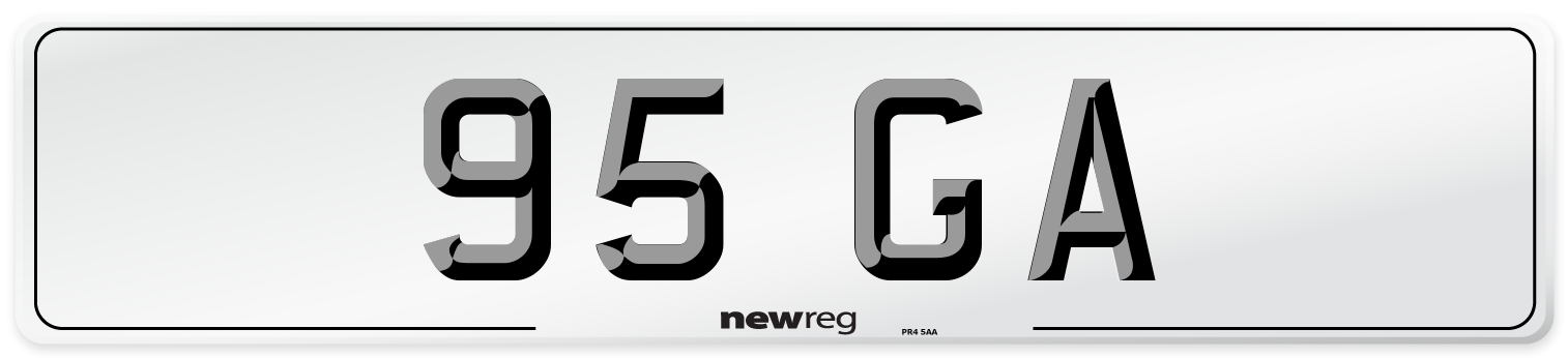 95 GA Number Plate from New Reg